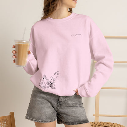 sinking, for now - Crewneck Sweater