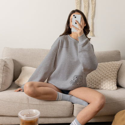 prescribed persistence - unisex mid-weight crewneck sweater