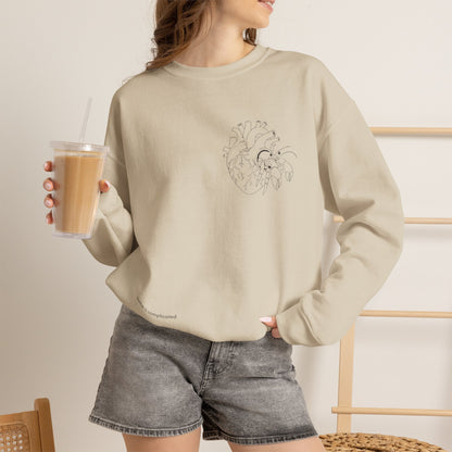 home is complicated - unisex crewneck sweater