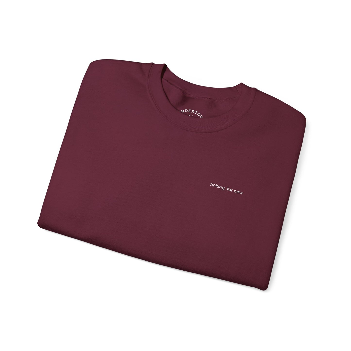sinking, for now - Crewneck Sweater