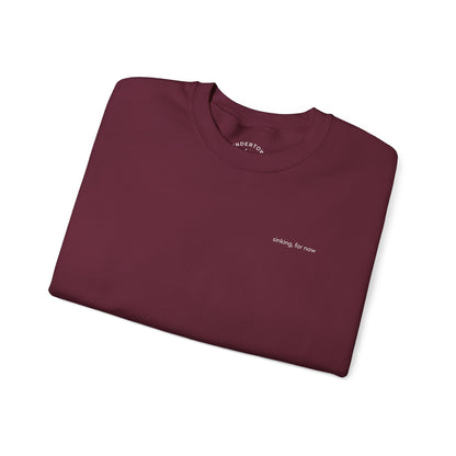 sinking, for now - Crewneck Sweater