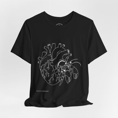 home is complicated - unisex graphic t-shirt