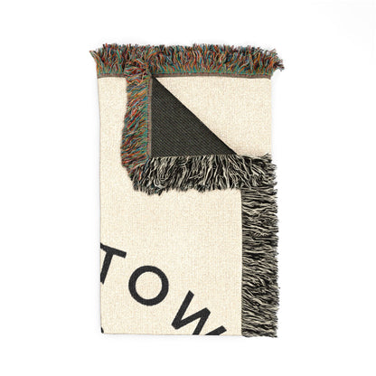 Undertown woven blanket - vintage logo throw