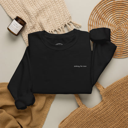 sinking, for now - Crewneck Sweater