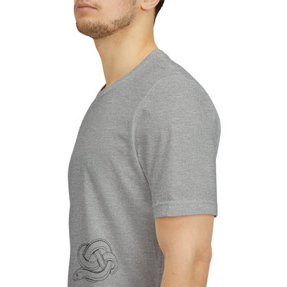 thought loop - eel in a knot graphic tee