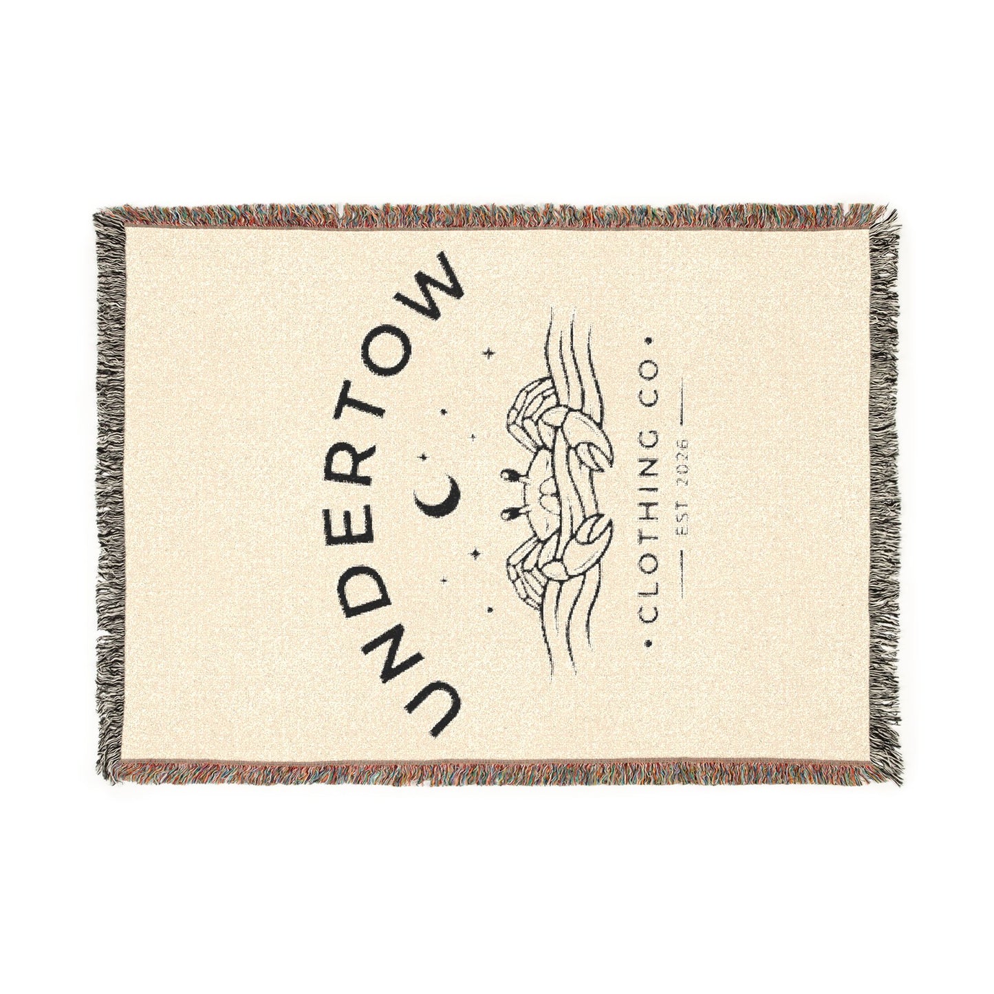 Undertown woven blanket - vintage logo throw