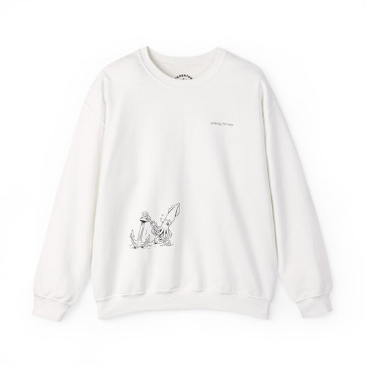 sinking, for now - Crewneck Sweater