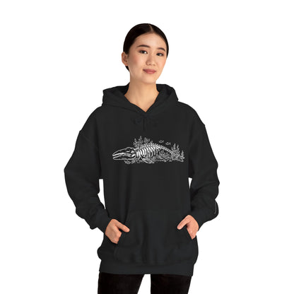 something still blooms here - unisex cotton-poly blend hoodie