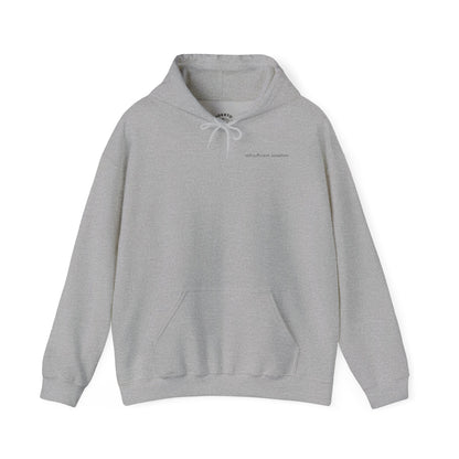 self-sufficient, somehow - unisex heavyweight hoodie