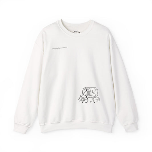 prescribed persistence - unisex mid-weight crewneck sweater