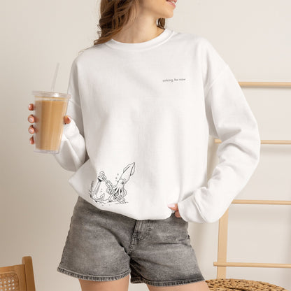 sinking, for now - Crewneck Sweater