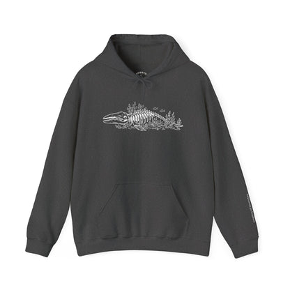 something still blooms here - unisex cotton-poly blend hoodie