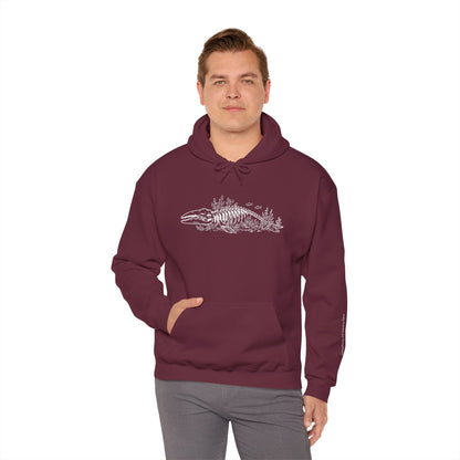 something still blooms here - unisex cotton-poly blend hoodie
