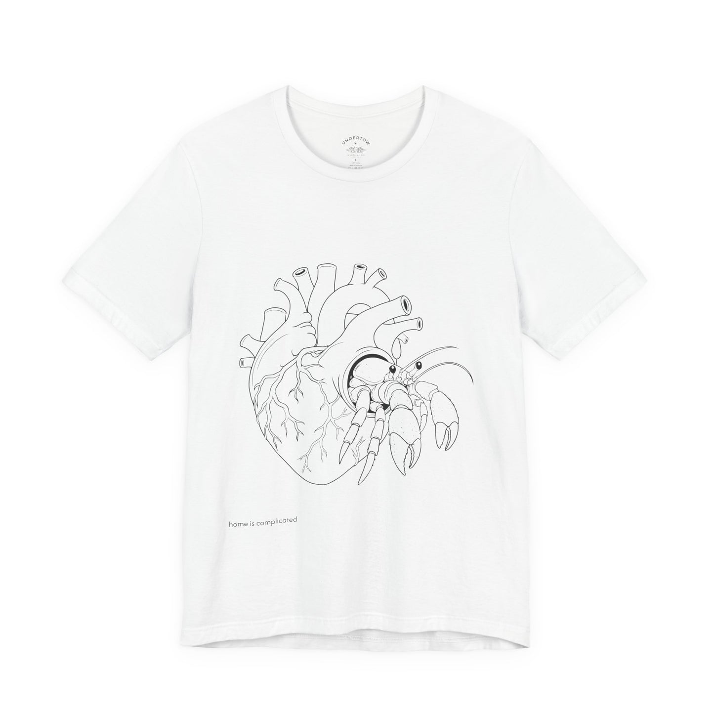 home is complicated - unisex graphic t-shirt