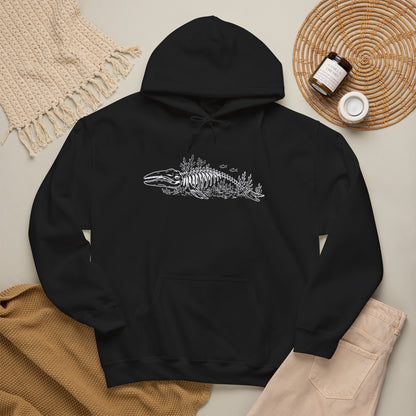 something still blooms here - unisex cotton-poly blend hoodie