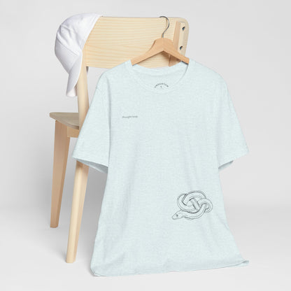 thought loop - eel in a knot graphic tee