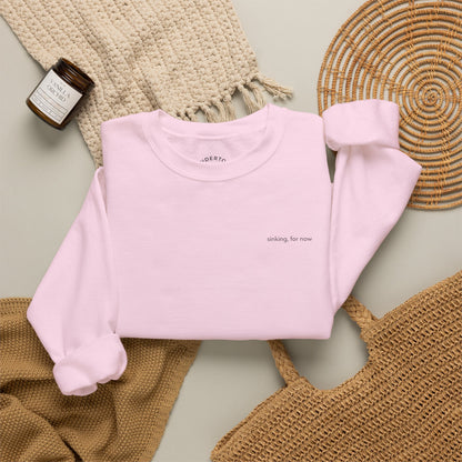 sinking, for now - Crewneck Sweater