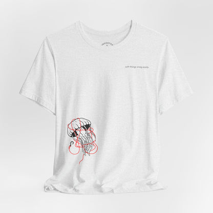 soft things snag easily - unisex cotton t-shirt