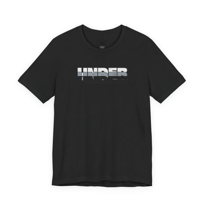 'UNDER' embroidered slogan tee - unisex vintage-style soft tshirt