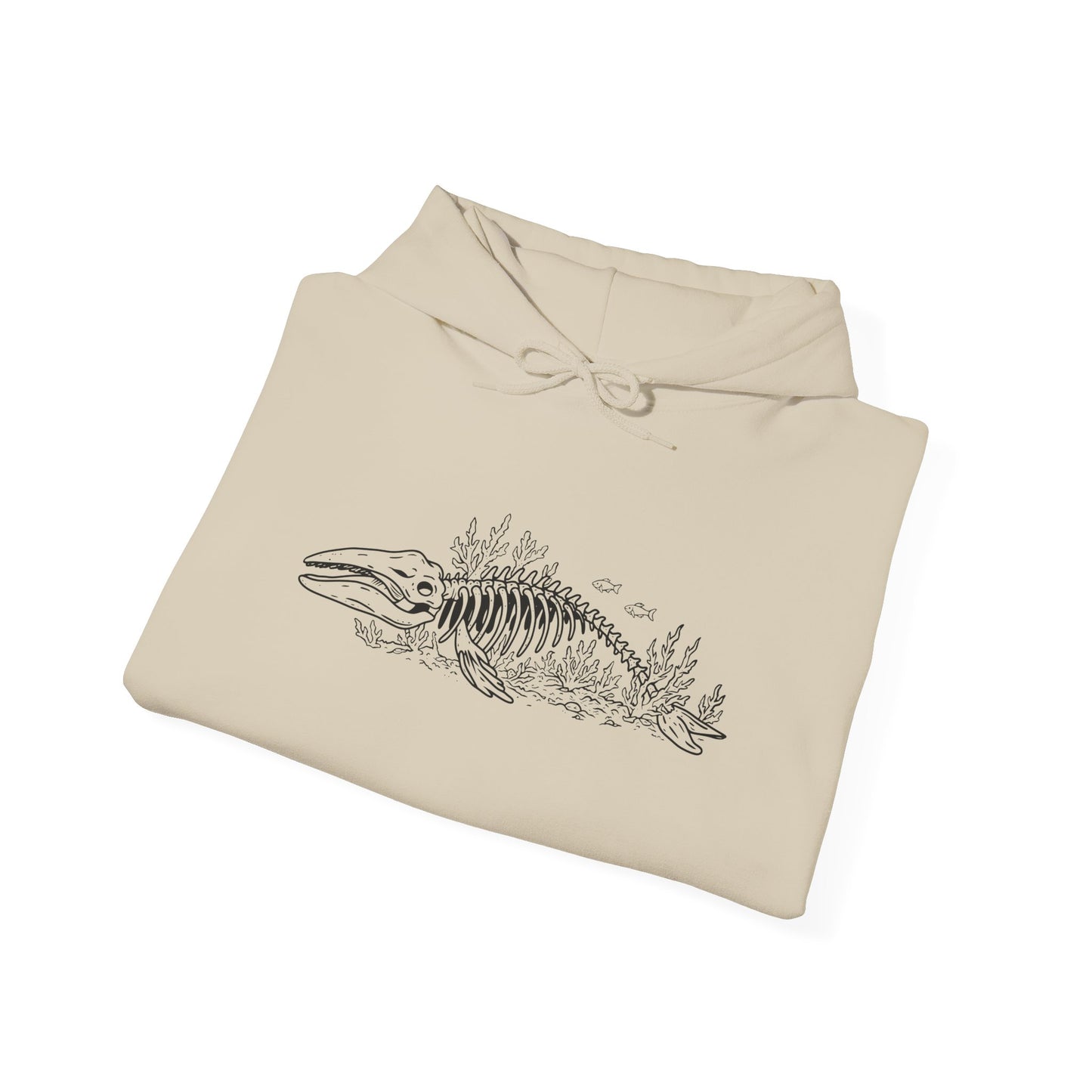 something still blooms here - unisex cotton-poly blend hoodie