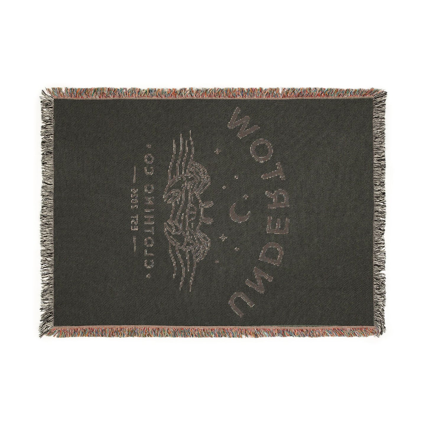 Undertown woven blanket - vintage logo throw