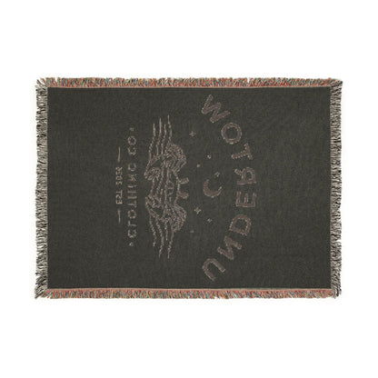 Undertown woven blanket - vintage logo throw