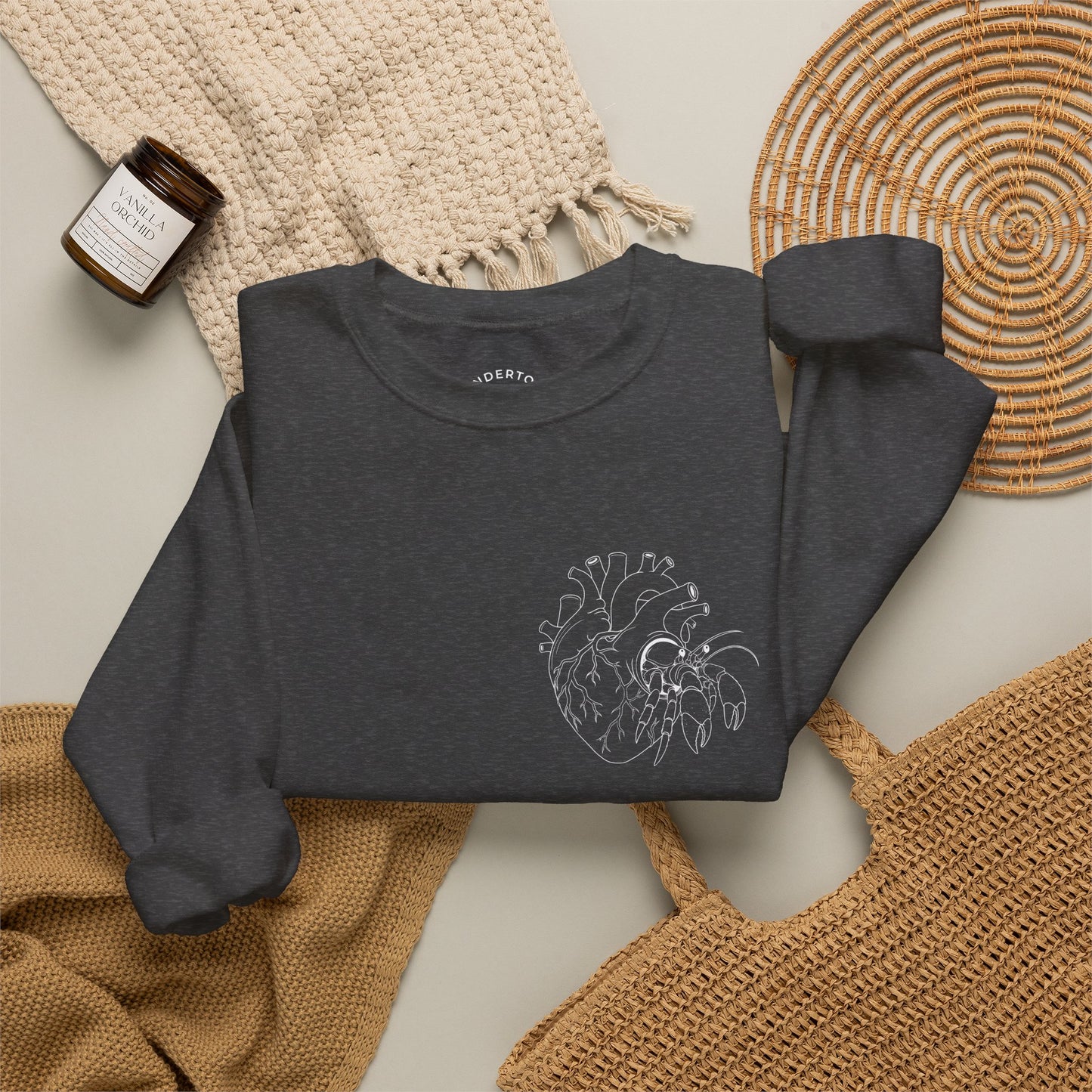 home is complicated - unisex crewneck sweater