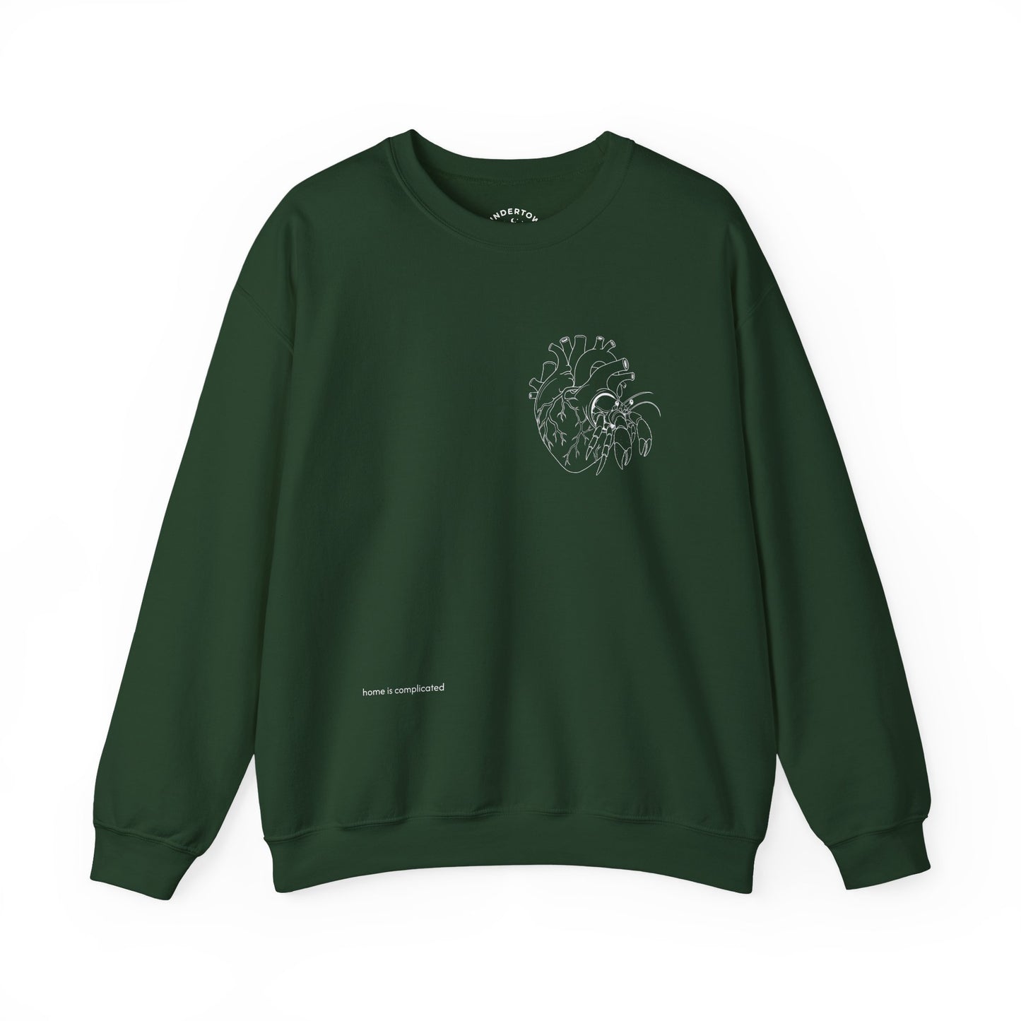home is complicated - unisex crewneck sweater