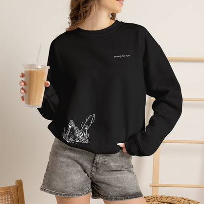 sinking, for now - Crewneck Sweater