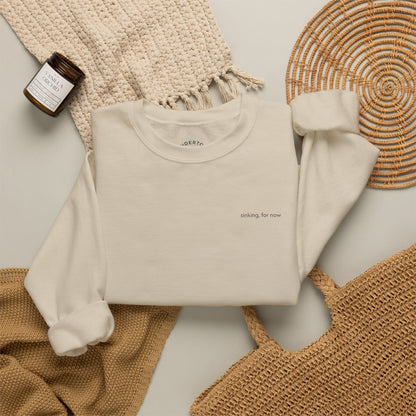 sinking, for now - Crewneck Sweater