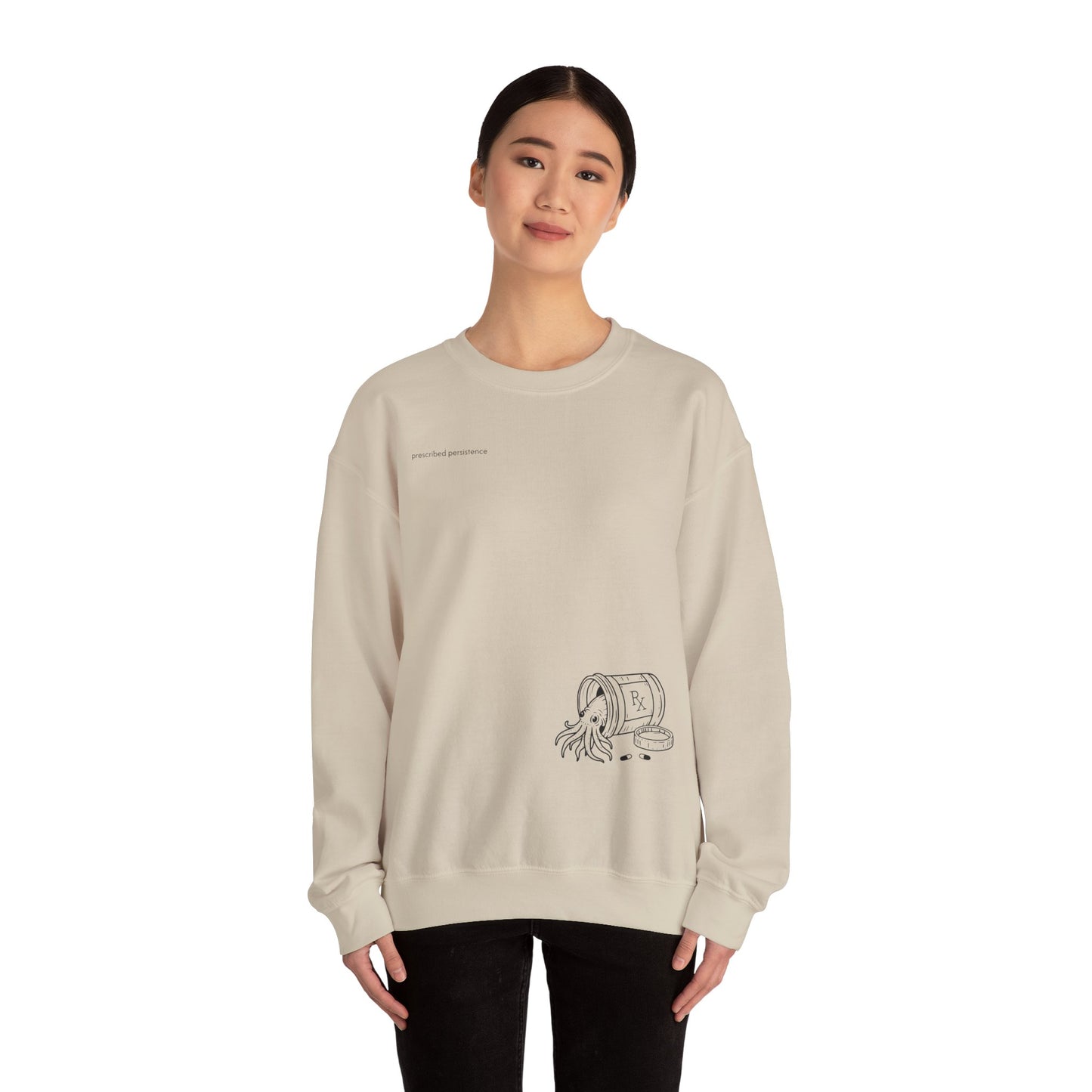 prescribed persistence - unisex mid-weight crewneck sweater