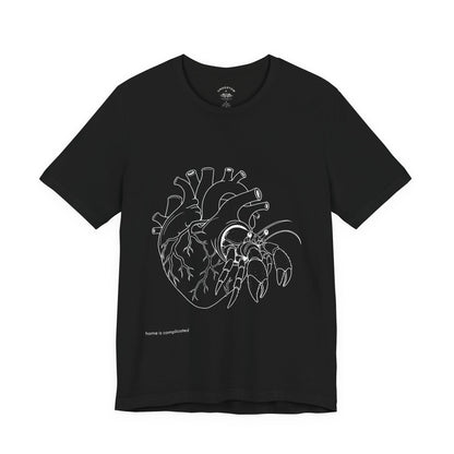home is complicated - unisex graphic t-shirt