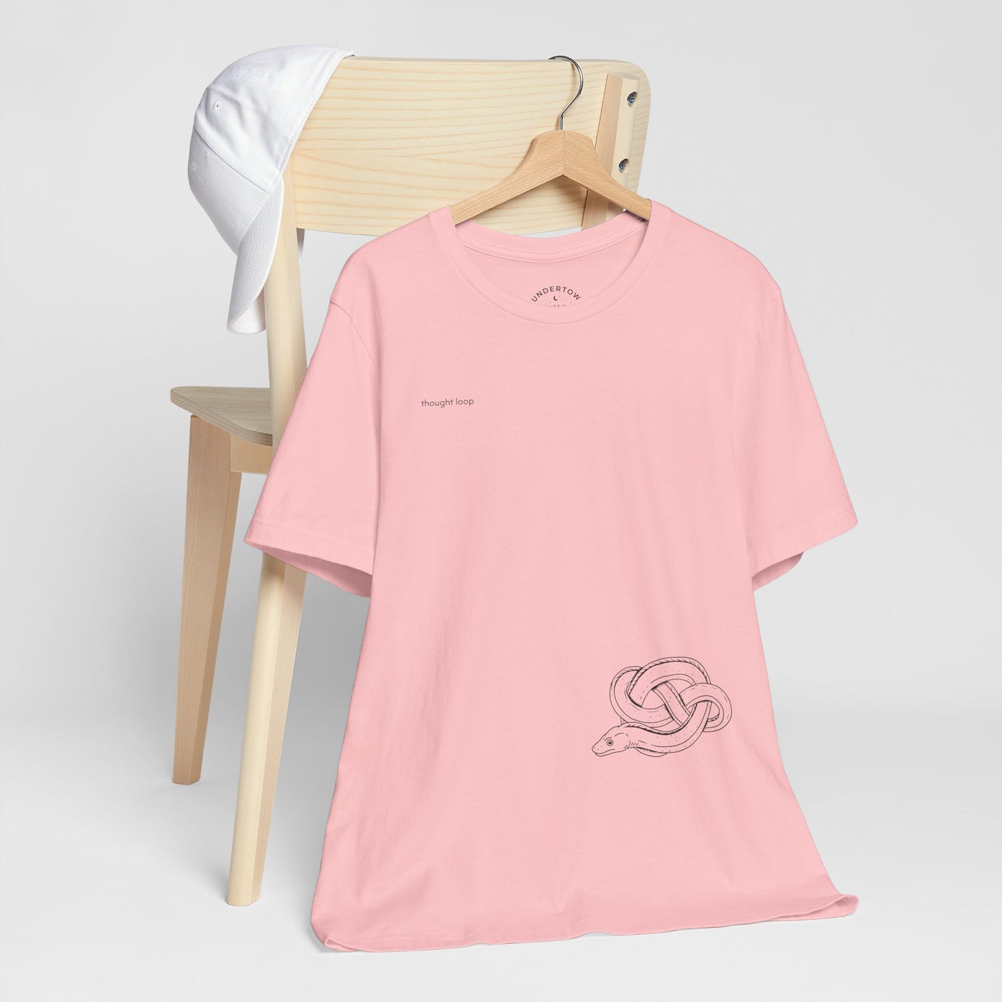 thought loop - eel in a knot graphic tee