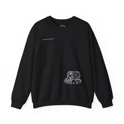 prescribed persistence - unisex mid-weight crewneck sweater