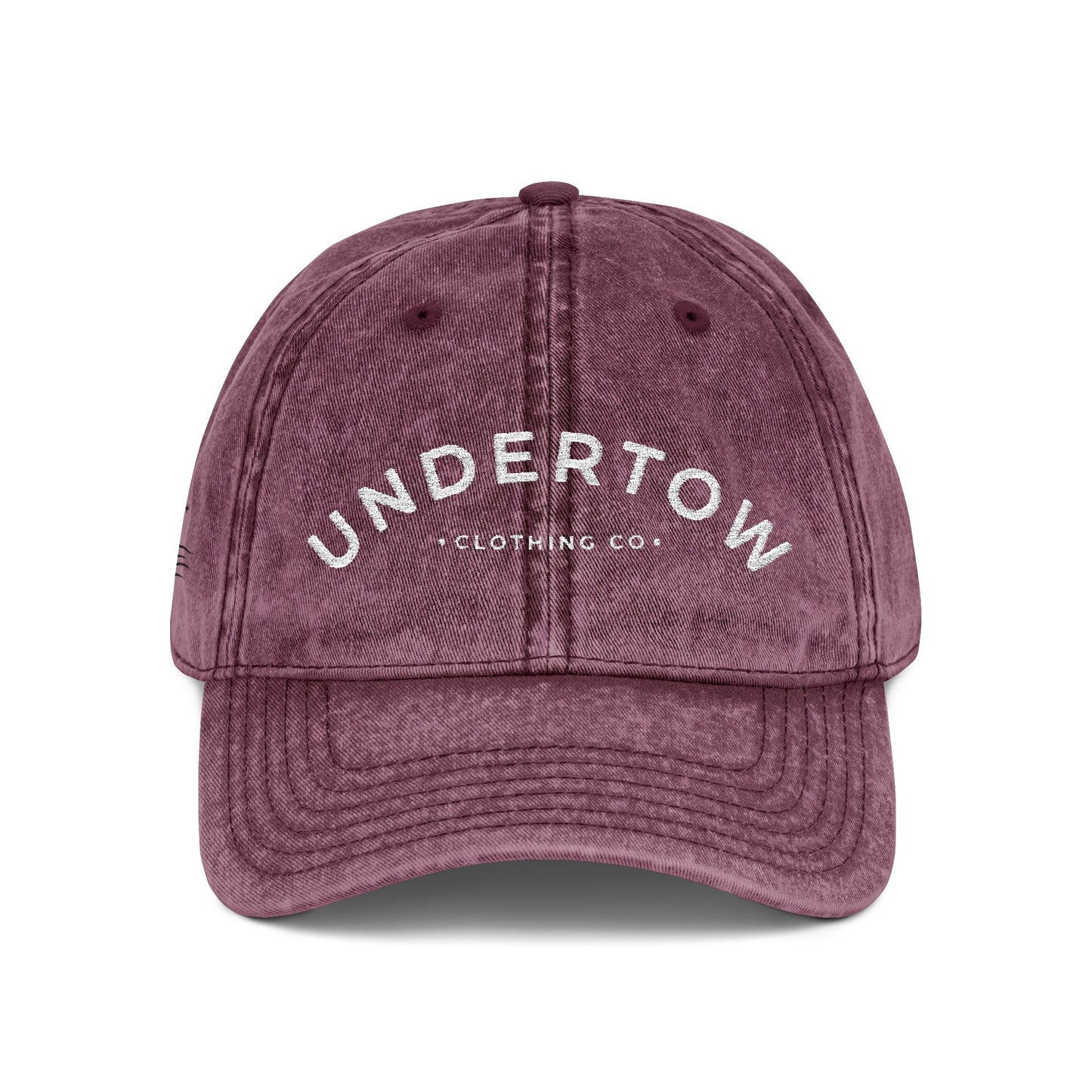 vintage embroidered Undertow logo cap - unisex denim dad hat