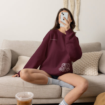 prescribed persistence - unisex mid-weight crewneck sweater