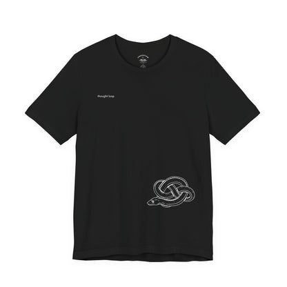 thought loop - eel in a knot graphic tee