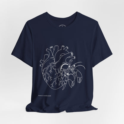 home is complicated - unisex graphic t-shirt
