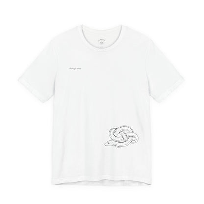 thought loop - eel in a knot graphic tee