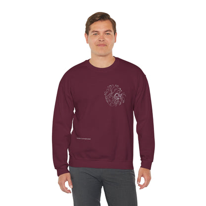 home is complicated - unisex crewneck sweater