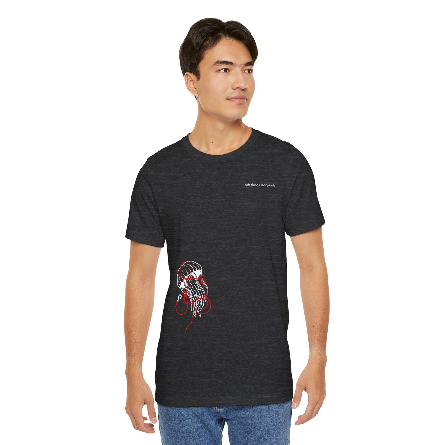 soft things snag easily - unisex cotton t-shirt