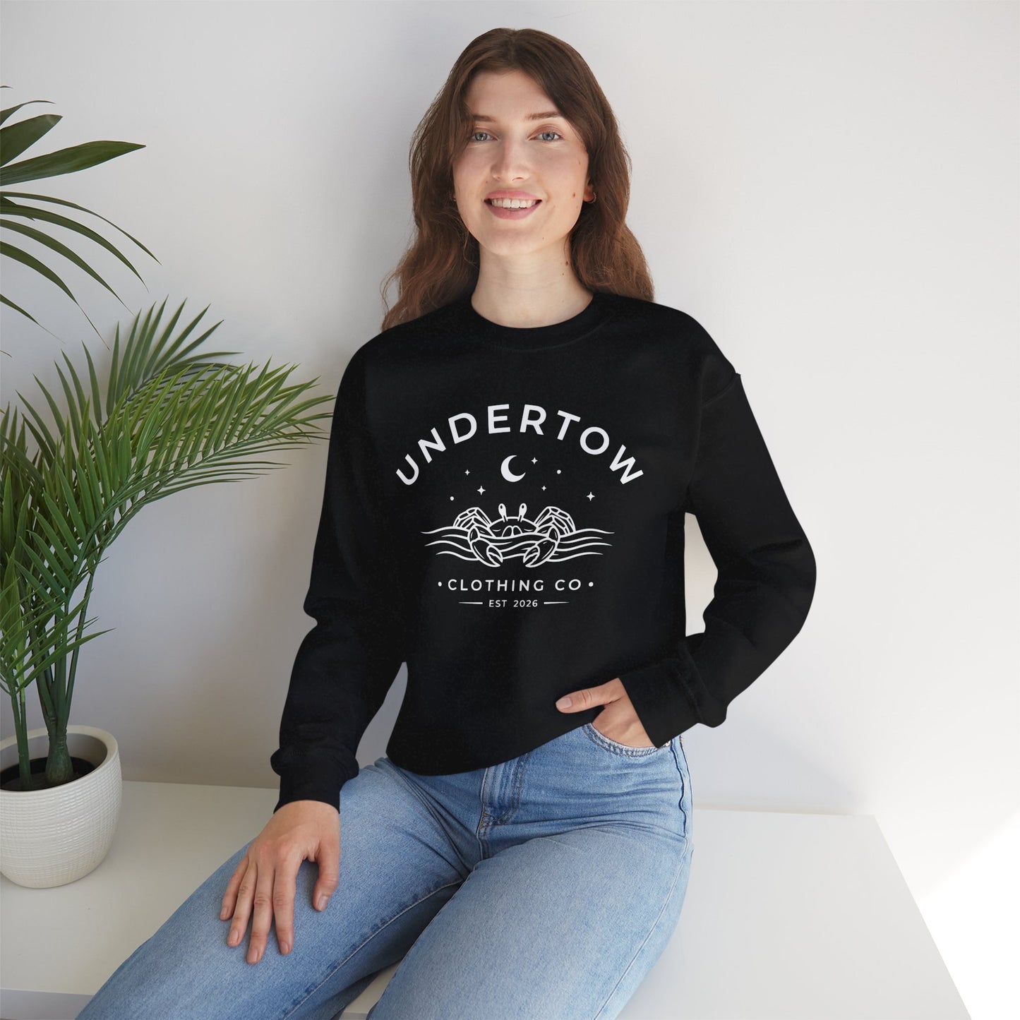 Undertow Clothing Co. unisex crewneck sweater