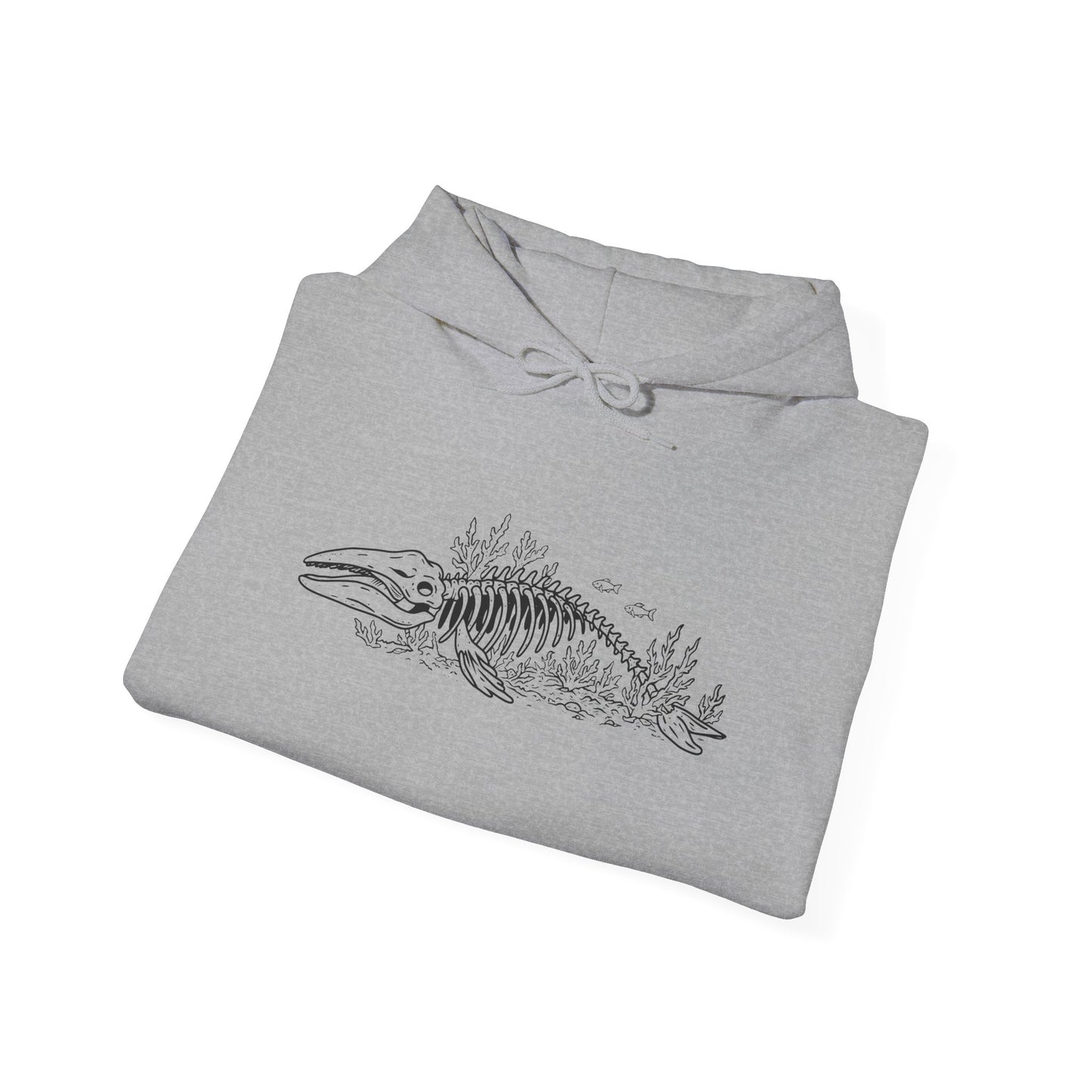 something still blooms here - unisex cotton-poly blend hoodie