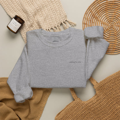 sinking, for now - Crewneck Sweater