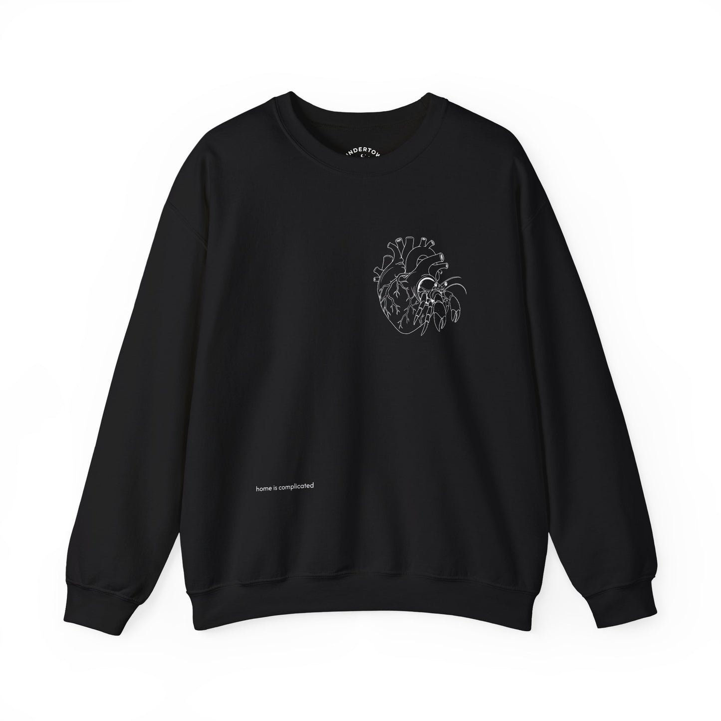 home is complicated - unisex crewneck sweater